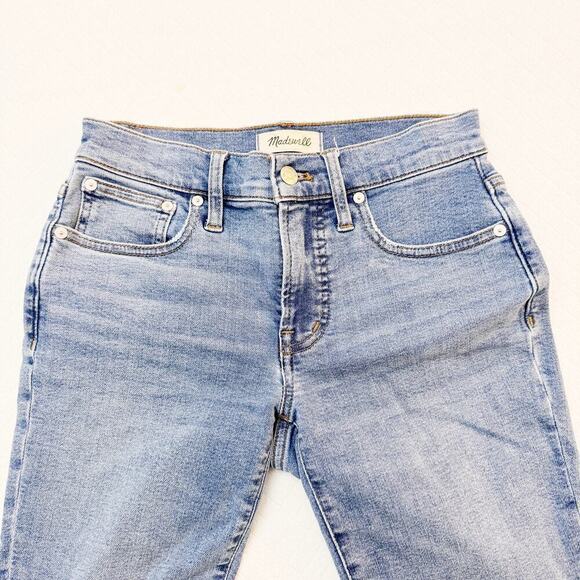 Madewell The Mid-Rise Perfect Vintage Jean Denim Raw Hem Size 24P - Picture 9 of 9